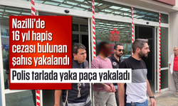 Nazilli’de 16 yıl hapis cezası bulunan şahıs yakalandı! Polis tarlada yaka paça yakaladı