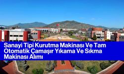 Sanayi Tipi Kurutma Makinası Ve Tam Otomatik Çamaşır Yıkama Ve Sıkma Makinası Alımı