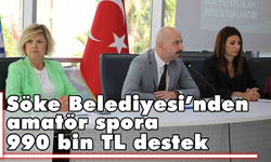 Söke Belediyesi’nden amatör spora 990 bin TL destek