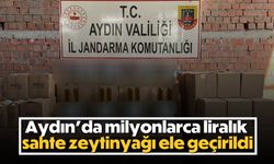 Aydın’da milyonlarca liralık sahte zeytinyağı ele geçirildi