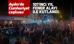 Aydın'da Cumhuriyet coşkusu: 101'inci yıl fener alayı ile kutlandı