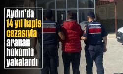 Aydın’da 14 yıl hapis cezasıyla aranan hükümlü yakalandı