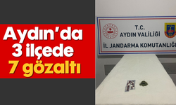 Aydın’da 3 ilçede 7 gözaltı