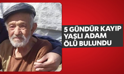 5 gündür kayıp yaşlı adam ölü bulundu