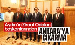 Aydın'ın Ziraat Odaları başkanlarından Ankara’ya çıkarma