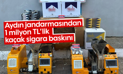 Aydın jandarmasından 1 milyon TL’lik kaçak sigara baskını