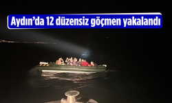 Aydın’da 12 düzensiz göçmen yakalandı