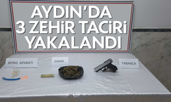 Aydın’da 3 zehir taciri yakalandı