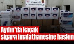 Aydın’da kaçak sigara imalathanesine baskın