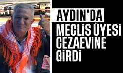 Aydın'da meclis Üyesi, cezaevine girdi