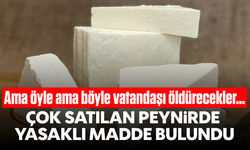 Ama öyle ama böyle vatandaşı öldürecekler... Çok satılan peynirde yasaklı madde bulundu