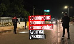 Dolandırıcılık suçundan aranan şüpheli Aydın’da yakalandı