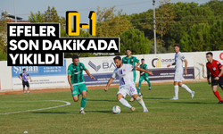 Efeler, son dakikada yıkıldı; 0-1