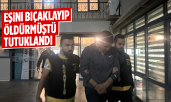 Eşini bıçaklayıp öldürmüştü, tutuklandı