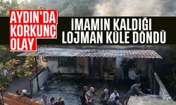 Aydın'da korkunç olay: İmamın kaldığı lojman küle döndü