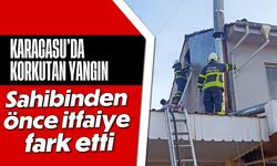 Karacasu'da korkutan yangın: Sahibinden önce itfaiye fark etti