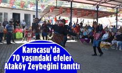 Karacasu'da 70 yaşındaki efeler Ataköy Zeybeğini tanıttı