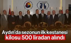 Aydın'da sezonun ilk kestanesi, kilosu 500 liradan alındı