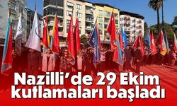 Nazilli'de 29 Ekim kutlamaları başladı