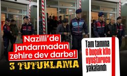 Nazilli’de jandarmadan zehire dev darbe! 3 tutuklama