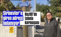 Şirinevler'e giren adresi bulamıyor! Nazilli'de tabela karmaşası