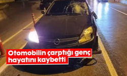 Otomobilin çarptığı genç hayatını kaybetti