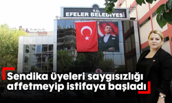 Sendika üyeleri, saygısızlığı affetmeyip istifaya başladı