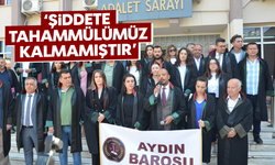 'Şiddete tahammülümüz kalmamıştır'