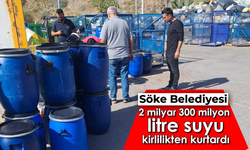 Söke Belediyesi, 2 milyar 300 milyon litre suyu kirlilikten kurtardı