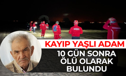 Kayıp yaşlı adam 10 gün sonra ölü olarak bulundu