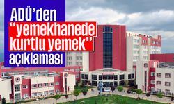 ADÜ’den "yemekhanede kurtlu yemek" açıklaması