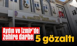 Aydın ve İzmir'de zehire darbe; 5 gözaltı