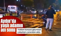 Aydın'da yaşlı adamın acı sonu: Yoldan karşıya geçmeye çalışırken canından oldu