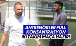 Antrenörler full konsantrasyon! İki takım maça hazır...