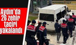 Aydın’da 26 zehir taciri yakalandı