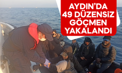 Aydın’da 49 düzensiz göçmen yakalandı