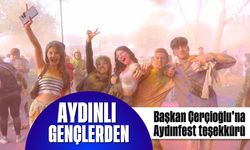 Aydınlı gençlerden Başkan Çerçioğlu’na Aydınfest teşekkürü