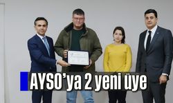 AYSO’ya 2 yeni üye