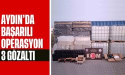 Aydın'da başarılı operasyon; 3 gözaltı