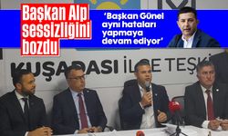 Başkan Alp sessizliğini bozdu