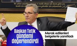 Başkan Tetik gündemi değerlendirdi! Merak edilenleri belgelerle yanıtladı