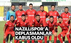 Nazillispor'a deplasmanlar kabus oldu