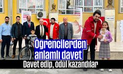 Öğrencilerden anlamlı davet