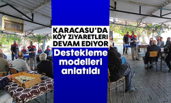 Karacasu'da köy ziyaretleri devam ediyor: Destekleme modelleri anlatıldı