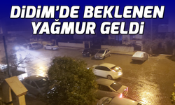 Didim'de beklenen yağmur geldi