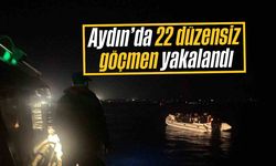 Aydın’da 22 düzensiz göçmen yakalandı