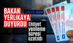 Bakan Yerlikaya Duyurdu: Ehliyet Yenileme Süresi Uzatıldı