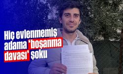 Hiç evlenmemiş adama 'boşanma davası' şoku