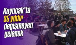 Kuyucak'ta 35 yıldır değişmeyen gelenek