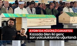 Aydın'da hüzünlü cumartesi: Kazada ölen iki genç son yolculuklarına uğurlandı